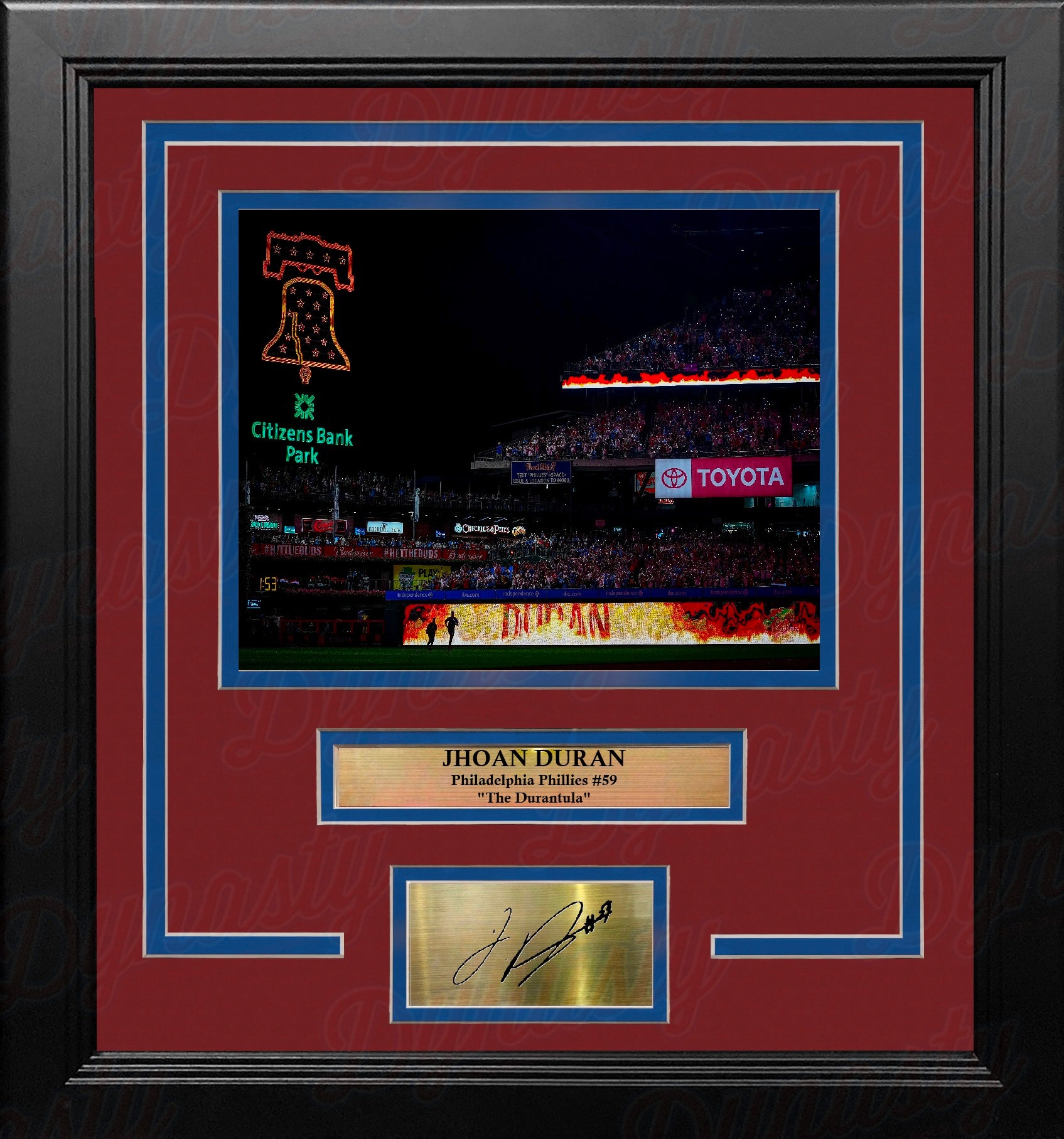 Jhoan Duran Philadelphia Phillies Entrance at CBP 11x14 Framed Photo with Engraved Autograph