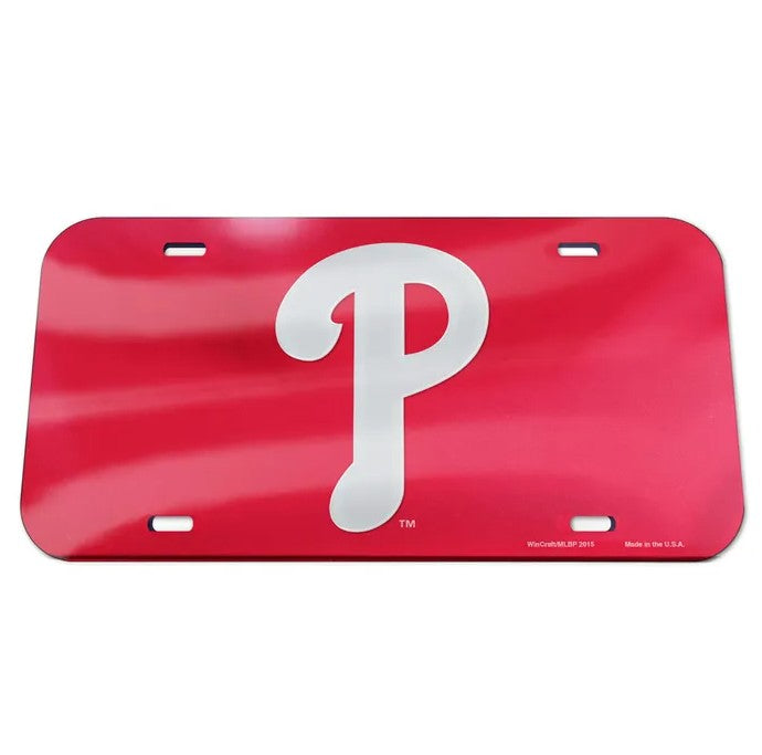 Philadelphia Phillies Specialty Acrylic License Plate