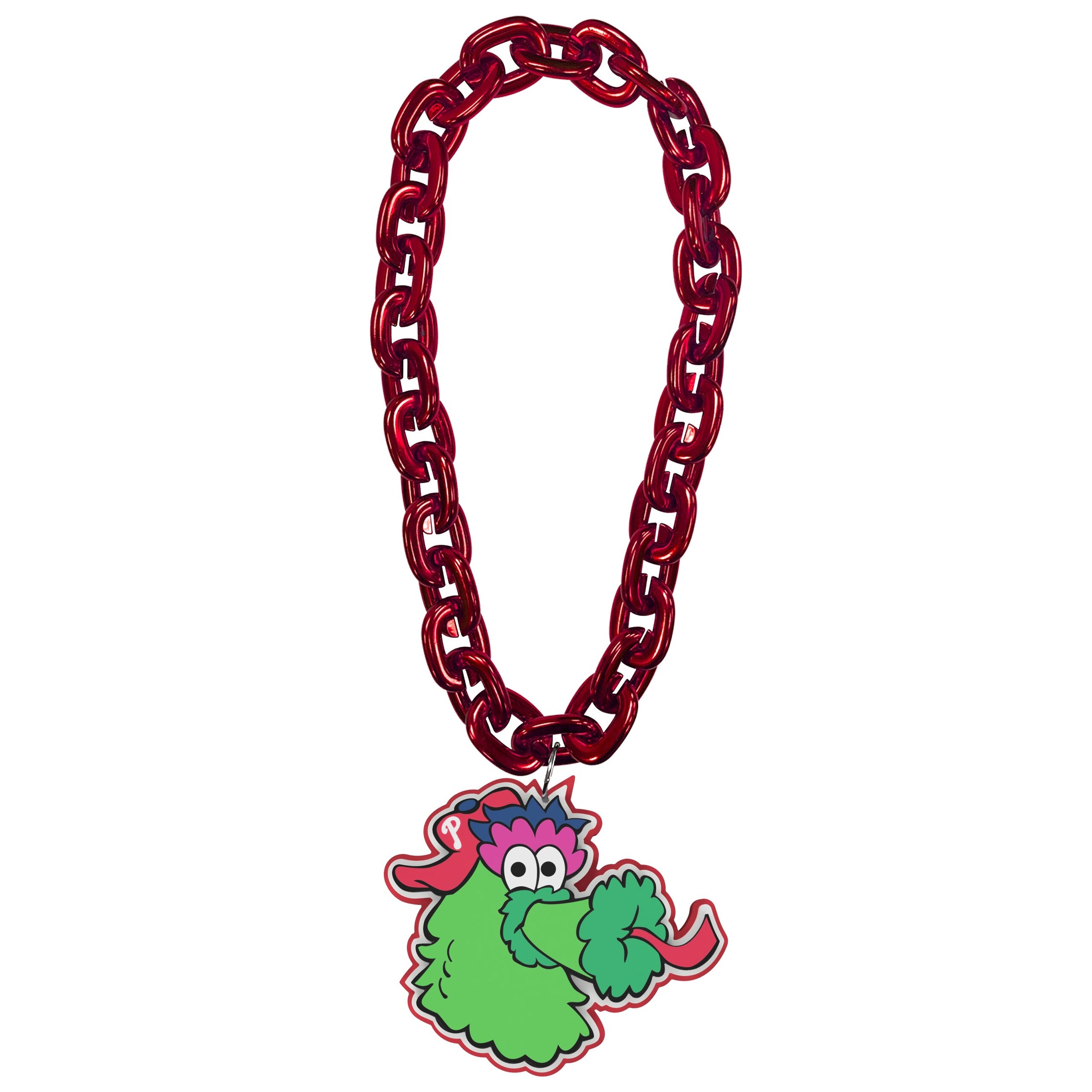Philadelphia Phillies Phanatic Big Chain Necklace