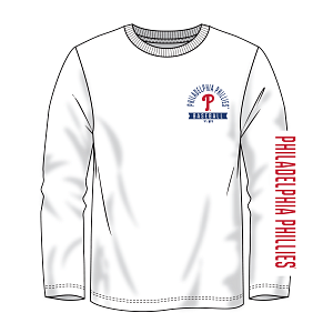 Philadelphia Phillies Long Sleeve Pressbox T-Shirt