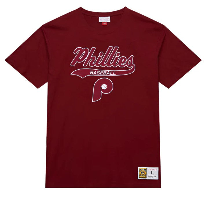 Philadelphia Phillies Mitchell & Ness Vintage Logo Legendary Slub T-Shirt