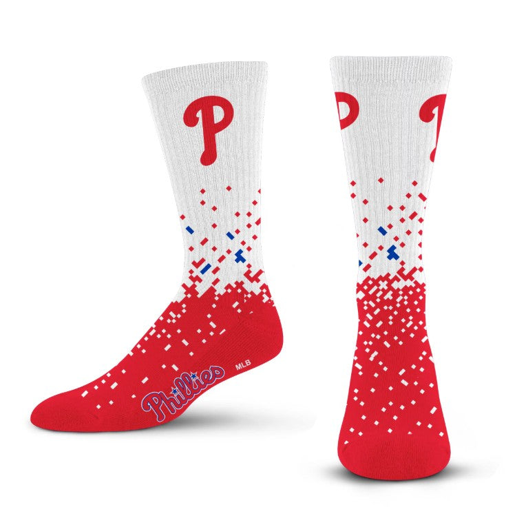 Philadelphia Phillies Men's Spray Zone Socks