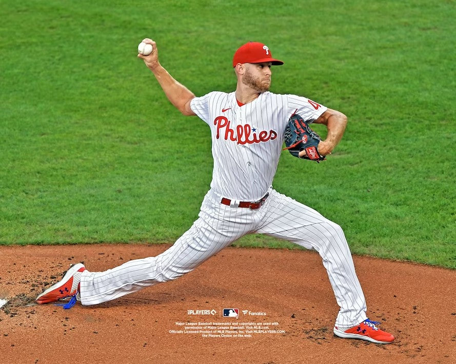 Zack Wheeler in Action Philadelphia Phillies 8" x 10" Baseball Photo