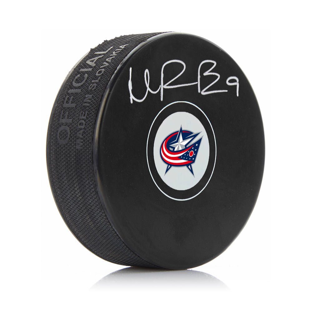 Ivan Provorov Columbus Blue Jackets Autographed NHL Hockey Logo Puck