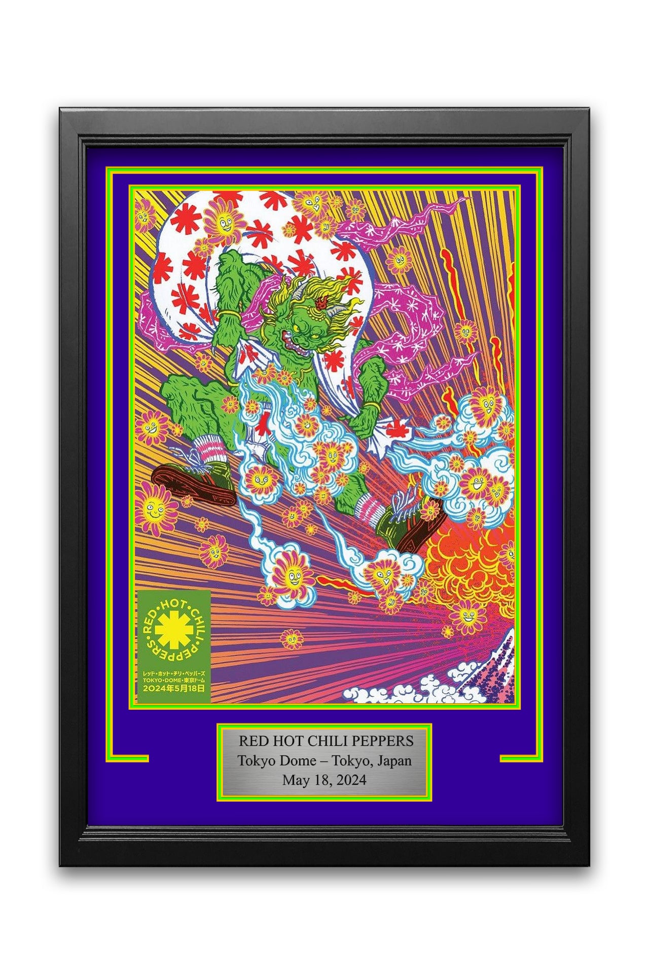Red Hot Chili Peppers Tokyo Dome 2024 Concert Poster Frame Kit