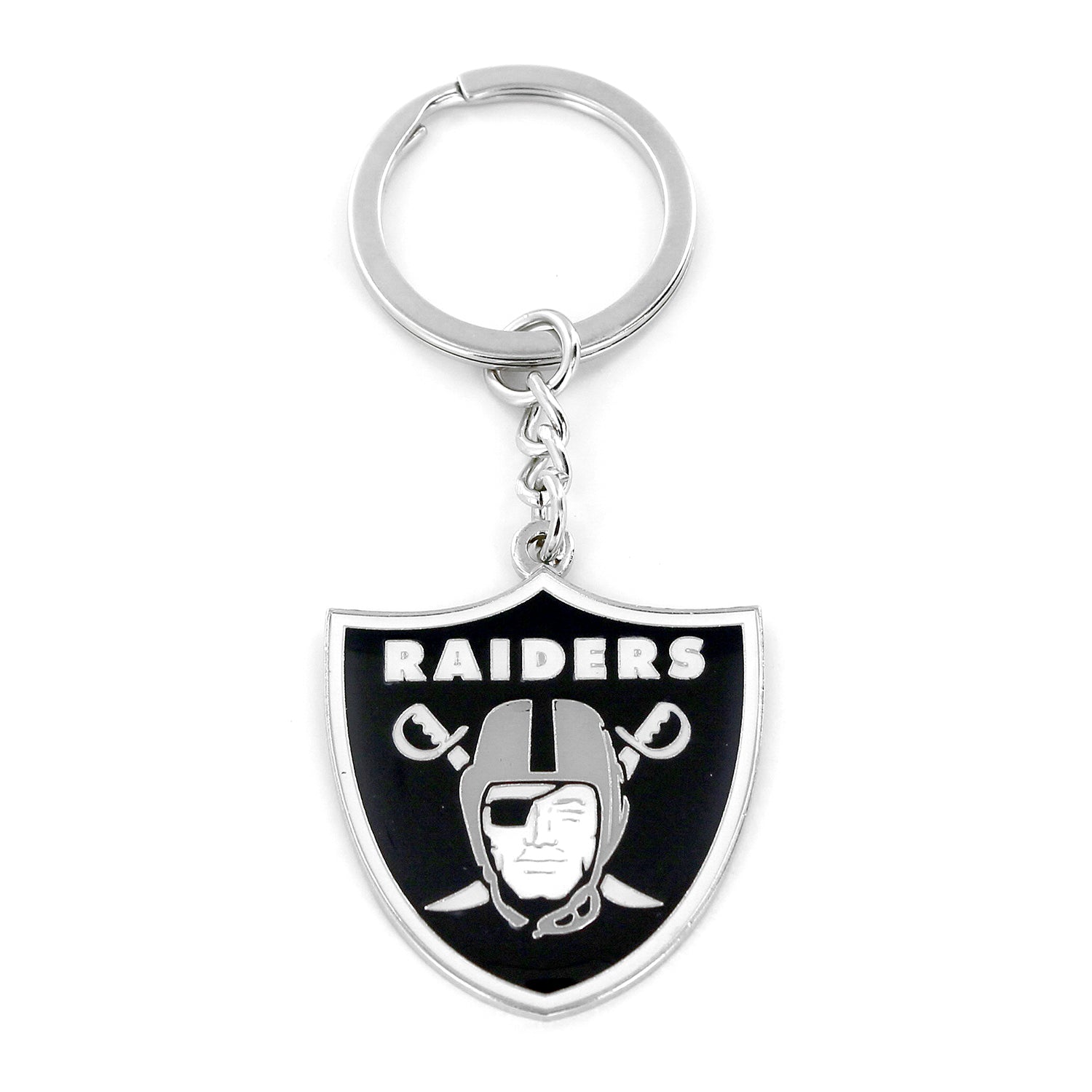 Las Vegas Raiders Metal Logo Keychain