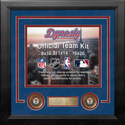 Texas Rangers Custom MLB Baseball 11x14 Picture Frame Kit (Multiple Colors) - Dynasty Sports & Framing 