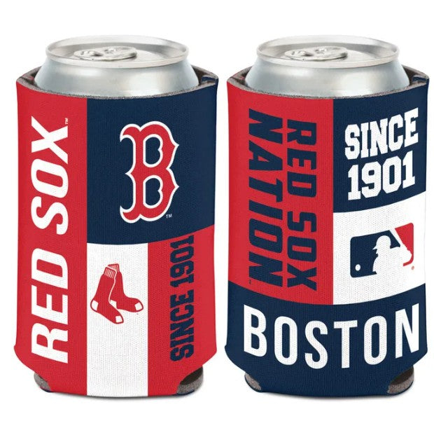 Boston Red Sox Color Block Can Cooler 12 Oz.