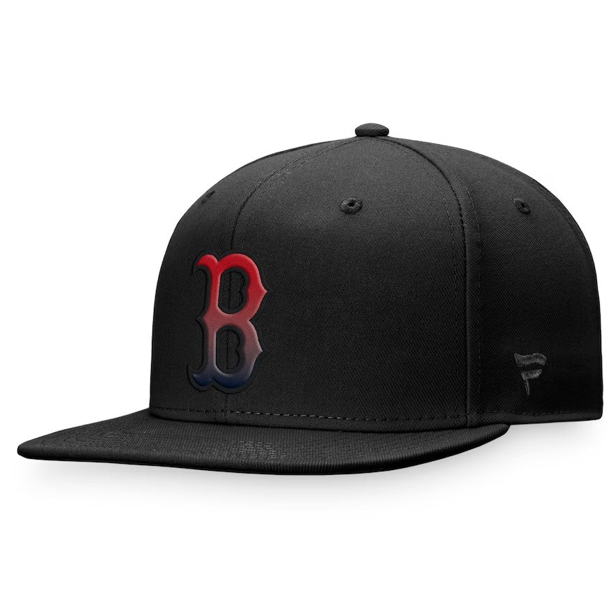 Boston Red Sox Majestic Color Fade Snapback Hat - Black - Dynasty Sports & Framing 