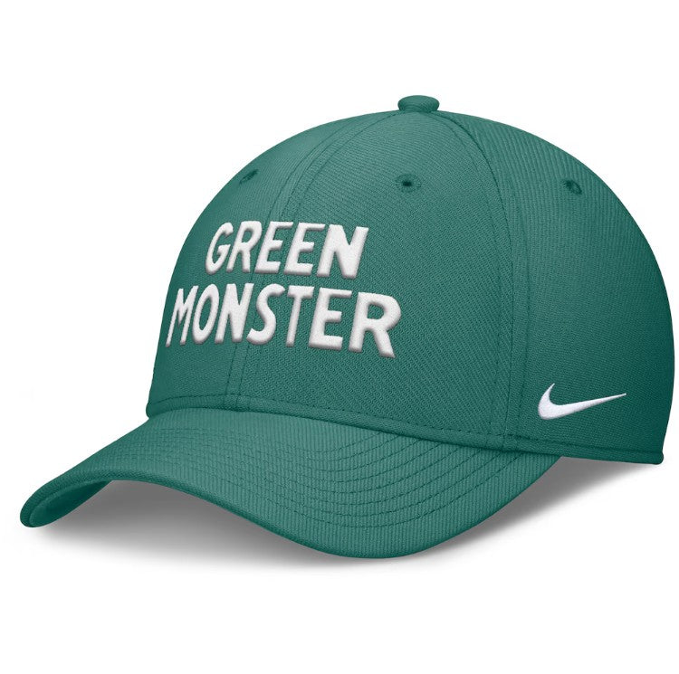 Boston Red Sox Nike 2025 City Connect Rise Swoosh Performance Flex Hat - Green