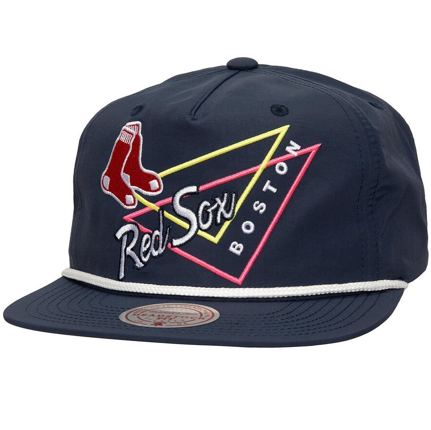 Boston Red Sox Mitchell & Ness Navy Pew Pew Deadstock Adjustable Hat