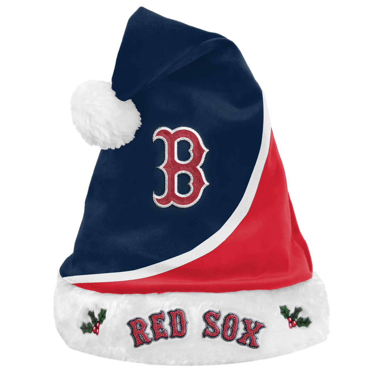 Boston Red Sox Colorblock Santa Hat