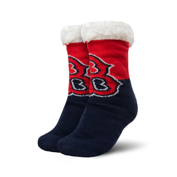 Boston Red Sox Colorblock Footy Slipper Socks