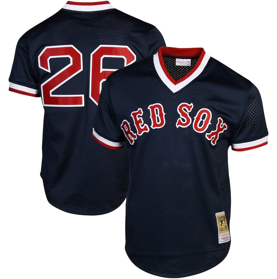 Wade Boggs Boston Red Sox Mitchell & Ness Navy Blue 1992 Batting Practice Jersey