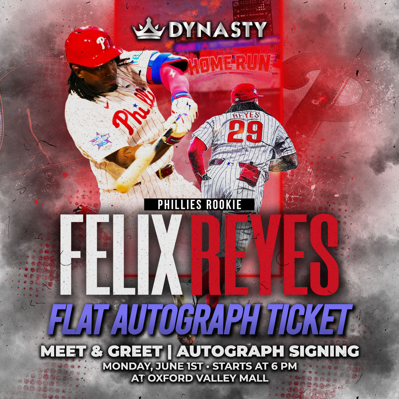 Felix Reyes Phillies Rookie Experience Tickets