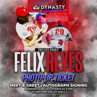 Felix Reyes Phillies Rookie Experience Tickets