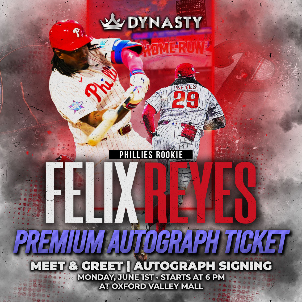Felix Reyes Phillies Rookie Experience Tickets