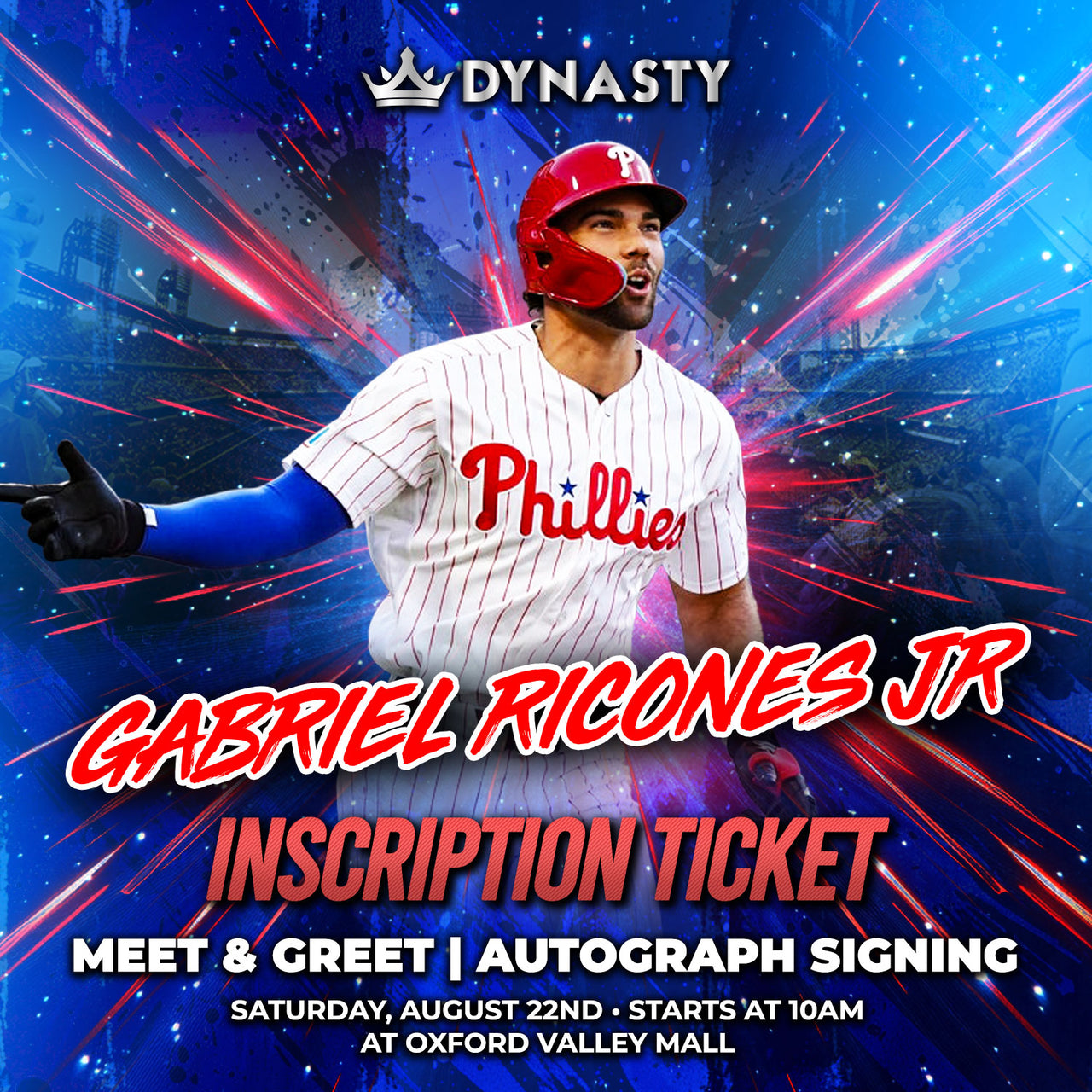 Gabriel Ricones Jr Inscription Ticket (Add-On)