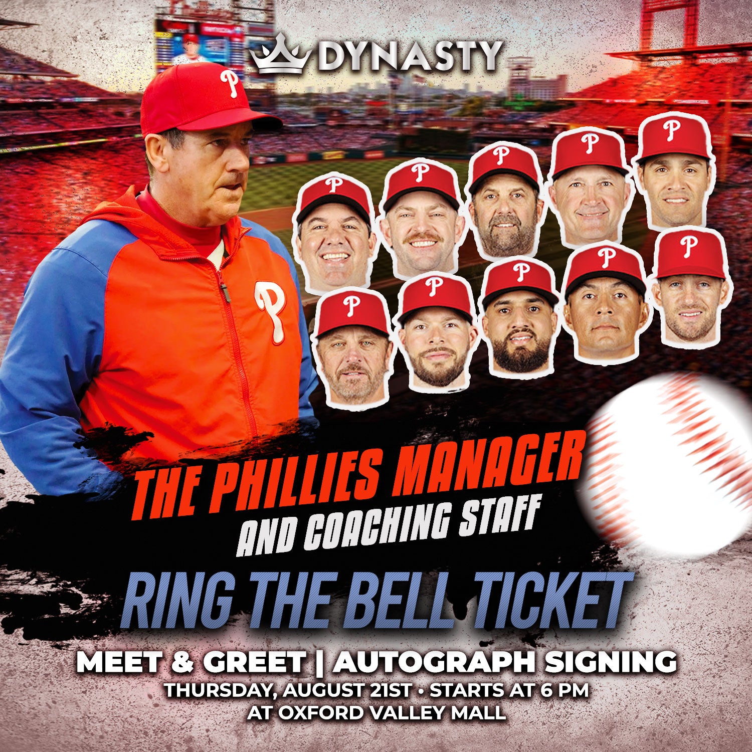 Philadelphia Phillies Meet The Coaches Experience Tickets
