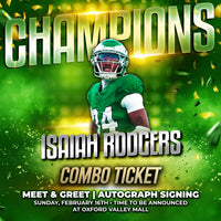 Isaiah Rodgers World Champions Experience Tickets