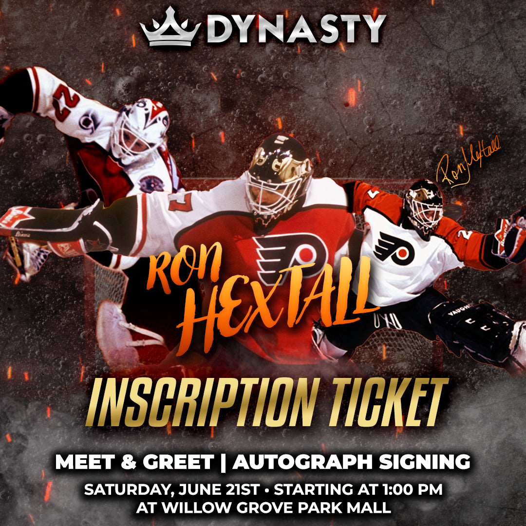 Ron Hextall Inscription Ticket