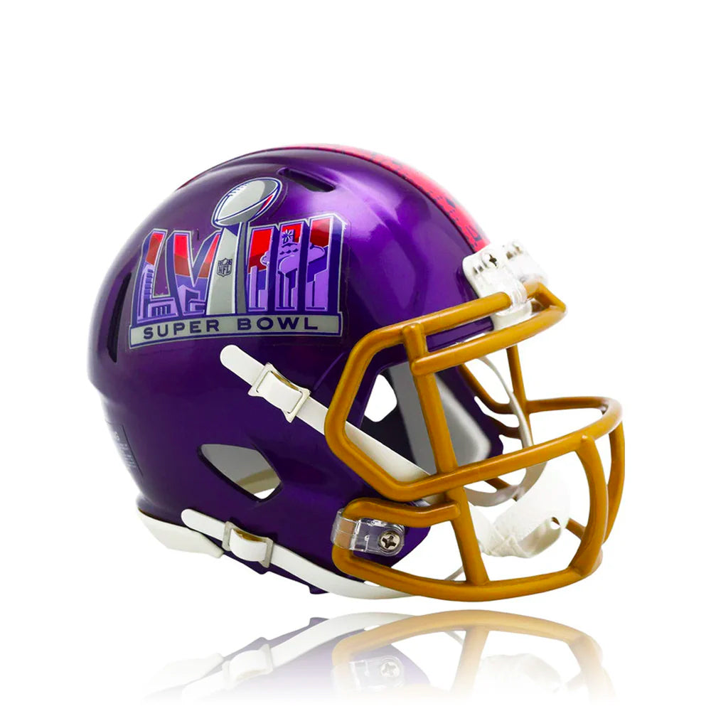 Super Bowl LVIII NFL Riddell Speed Revolution Replica Full-Size Helmet