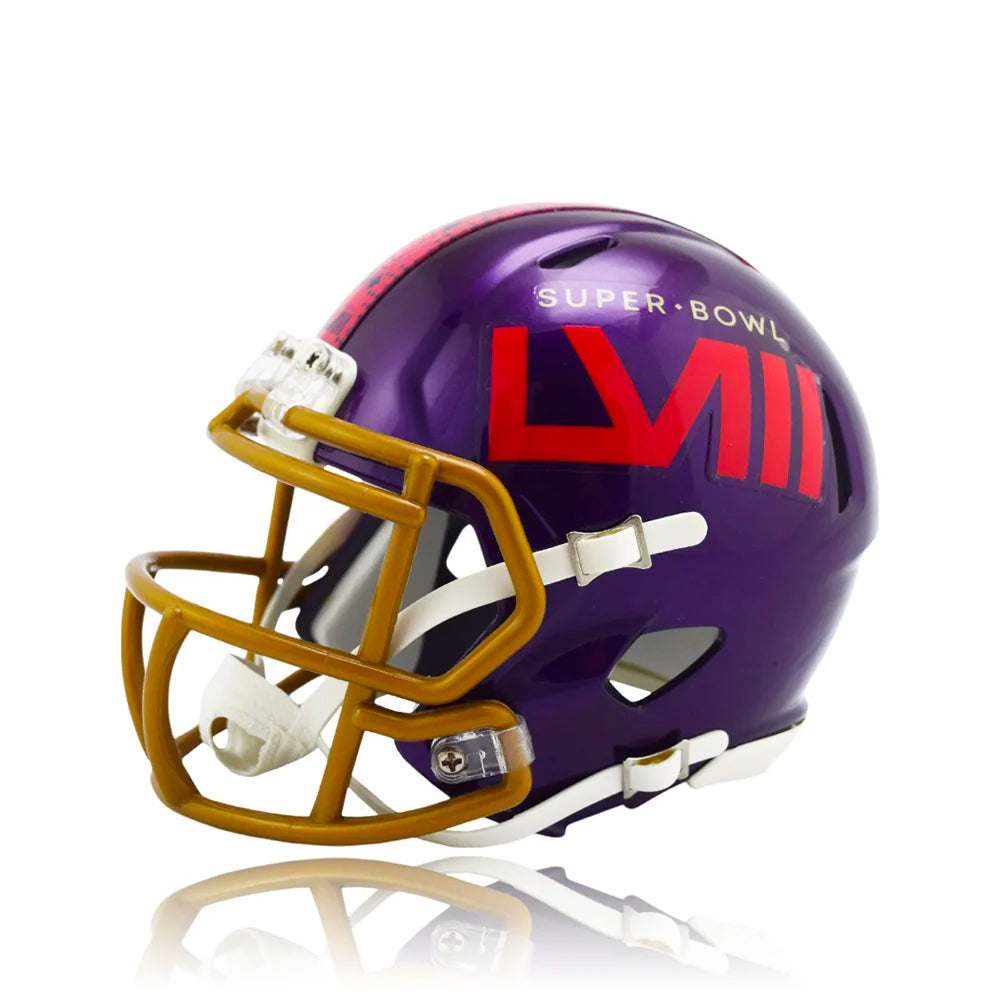 Super Bowl LVIII NFL Riddell Speed Revolution Replica Full-Size Helmet