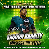 Saquon Barkley Pre-Sale Opportunity | YOUR ITEM - Dynasty Sports & Framing 