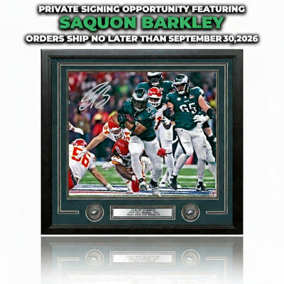 Autographed Super Bowl LIX Framed Print