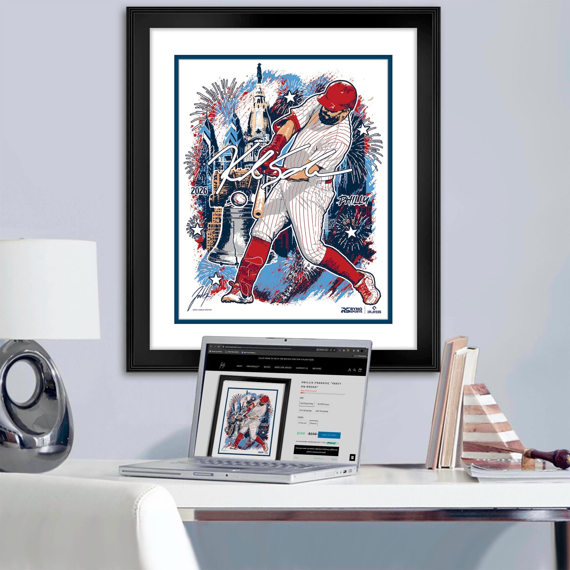 MLB Players All Star Collaboration - Kyle Schwarber - Exclusive Print