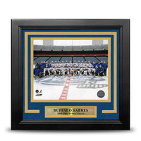 Buffalo Sabres 2008 Winter Classic Line-Up 8" x 10" Framed Hockey Photo