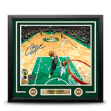 Sam Hauser Rim Cam Boston Celtics Autographed 11" x 14" Framed Basketball Photo - Dynasty Sports & Framing 