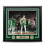 Sam Hauser Celebration Autographed Boston Celtics 11" x 14" Framed NBA Finals Photo - Dynasty Sports & Framing 