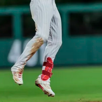 Johan Rojas Game-Worn Cleats From Phillies Postseason Clinching Game