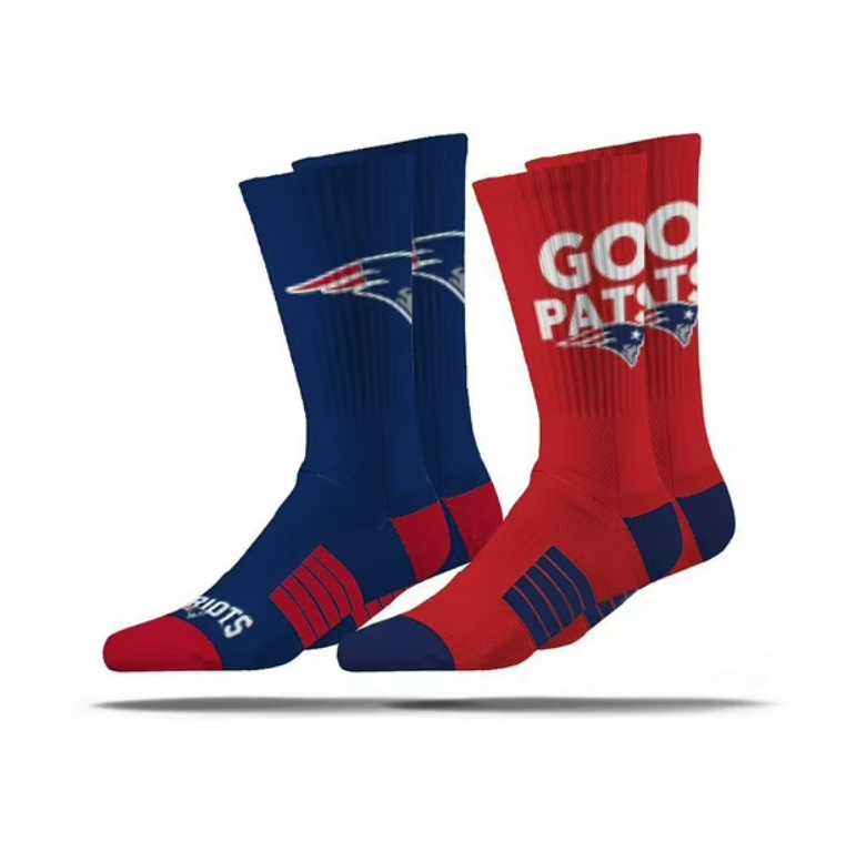 New England Patriots Go Pats Men's Socks - 2 Pack