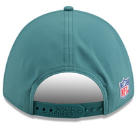 Philadelphia Eagles New Era Sideline M-Crown 9FORTY Adjustable Hat - Midnight Green