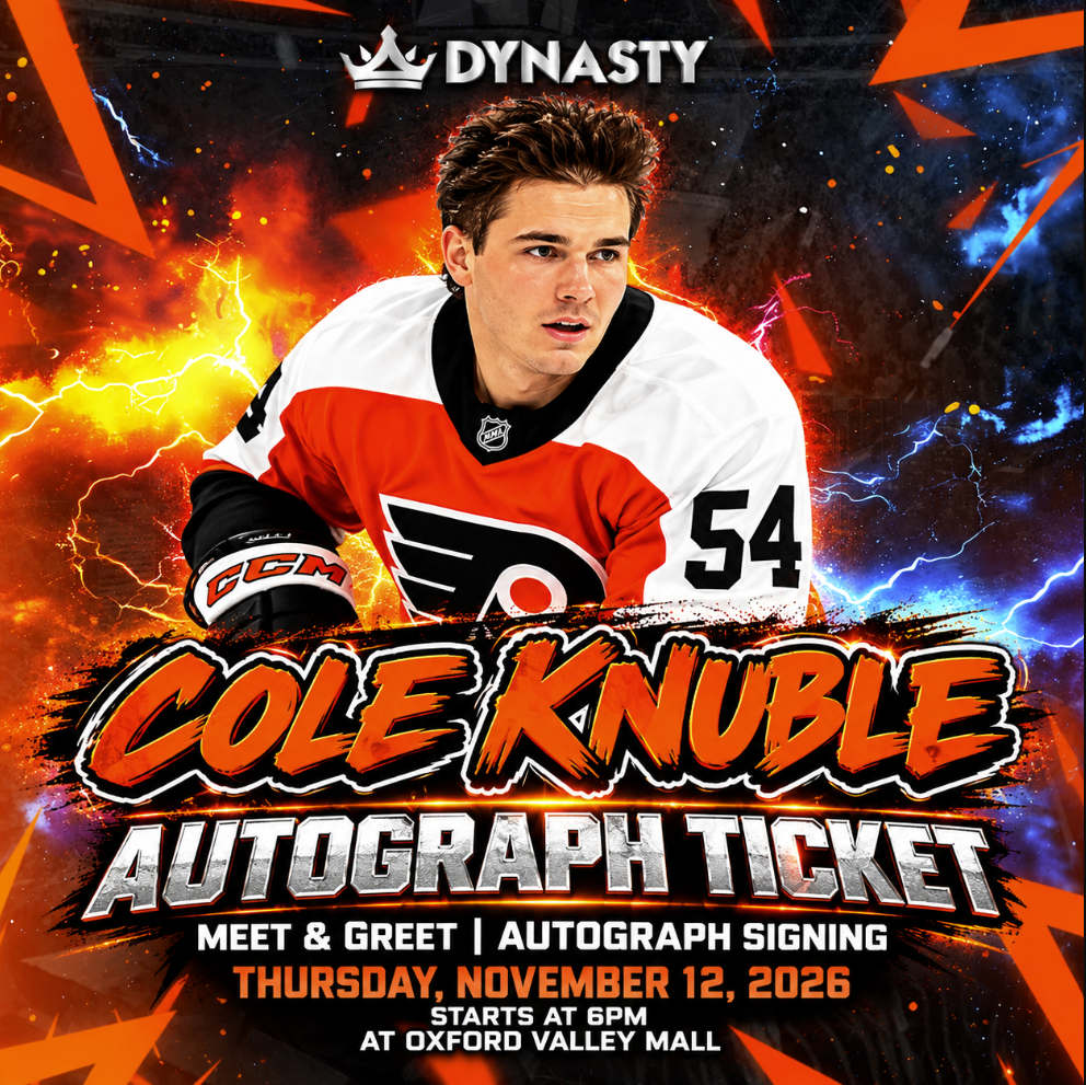 Cole Knuble Philadelphia Flyers Rookie Experience Tickets