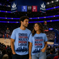 Philly Basketball Dream Team Lineup T-Shirt