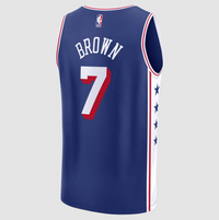 Jaylen Brown Philadelphia 76ers Player Fast Break Icon Edition Jersey