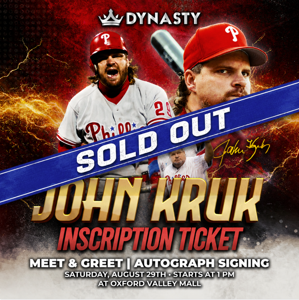 John Kruk Inscription Ticket