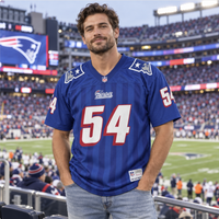 New England Patriots Tedy Bruschi Mitchell and Ness Throwback Jersey