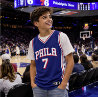 Jaylen Brown Philadelphia 76ers Youth Player Icon Edition Jersey