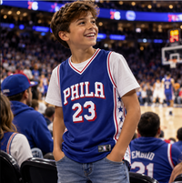 LeBron James Philadelphia 76ers Youth Player Icon Edition Jersey