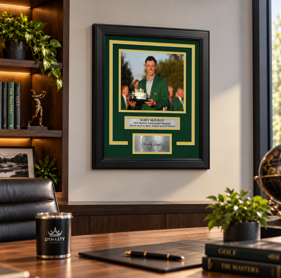 Rory McIlroy 2026 Masters Trophy 8" x 10" Framed Golf Photo with Engraved Autograph