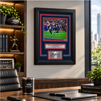 Malcolm Butler Super Bowl Interception New England Patriots 8x10 Framed Photo and Engraved Autograph