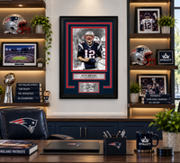Tom Brady Scream Spotlight New England Patriots 8" x 10" Framed Football Photo with Engraved Autograph