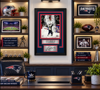 Tedy Bruschi Snow Game New England Patriots 8" x 10" Framed Football Photo with Engraved Autograph