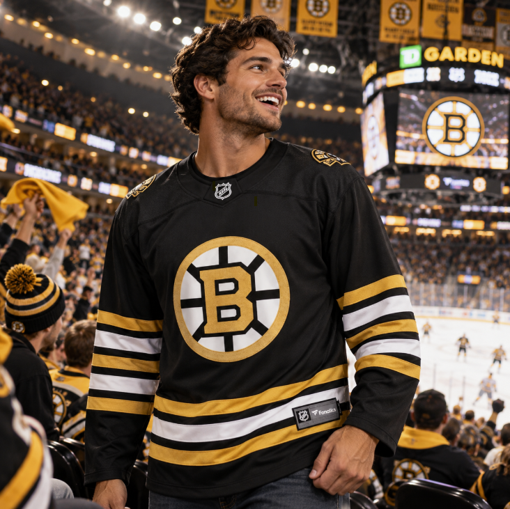 Boston Bruins 100th Anniversary Premier Breakaway Jersey - Black