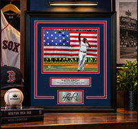 David Ortiz 2013 This is Our City Speech Boston Red Sox 8x10 Framed Photo with Engraved Autograph