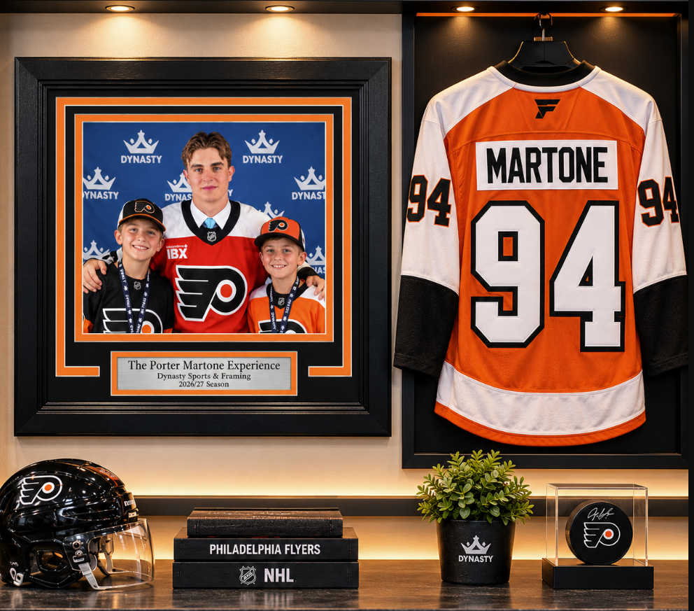 Porter Martone Philadelphia Flyers Official Photo-Op Frame
